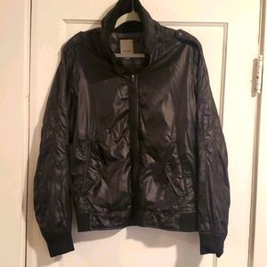 Diesel Men's Black Bomber Sz L